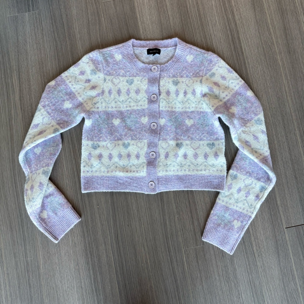 MAJORELLE Marnie Fair Isle Cardigan - Picture 3 of 4